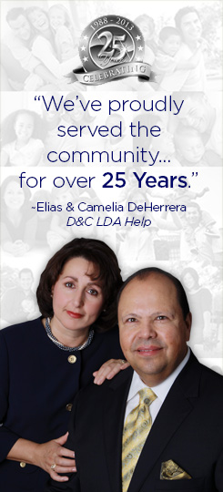 D&C LDA Help - 25 Years of Service